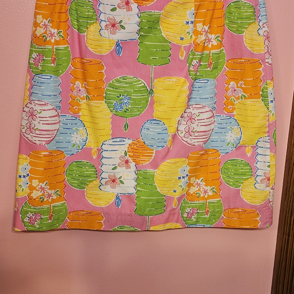 Lilly Pulitzer Pink and Multicolor Midi Skirt